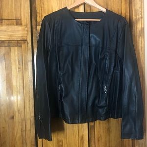 Apt 9 Leather Moto Jacket